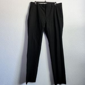 JF J Ferrar Men's Super Slim Fit Suit Pants Black W34 L32